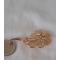 Stunning vintage  clover brooch