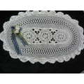 HAND CROCHETED VINTAGE COTTON TABLE RUNNER OR CENTRE PIECE