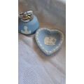 Wedgwood heart dish with unused Ronson lighter