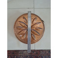 Heavy large copper cake moulds