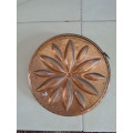 Heavy large copper cake moulds