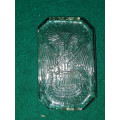 masonic glass paper weight South Africa deus meumque Jus