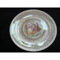 PLATTER PORCELAIN IMPERIAL HAND DECORATED WITH MOTHER OF PEARL EFFECT