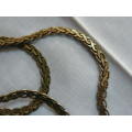 GOLD TONED CHAIN LOVELY PATTERN 52 CM LONG