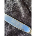 Sheffield England cheese knife and knife rest