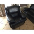 Reclining Lounge Suite 3-Piece ( Genuine Leather )
