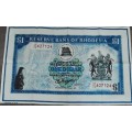 Reserve bank of Rhodesia  $1 Tea Cloth