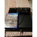PS4  1tb with 1x controller and 1x game