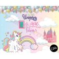 Personalized Unicorn Birthday Digital Download Theme