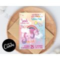 Personalized Unicorn Birthday Digital Download Theme