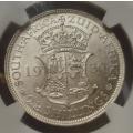 1930 2.5 Shillings NGC Graded MS62.Only 36 coins graded mint state.CV R30000 in Unc