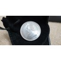 2021 Krugerrand 1oz Proof Fine-Silver in velvet pouch