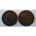 1920 and 1921 1 Penny