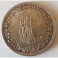 1952 Five Shilling of SA Union ( Kroon )