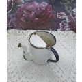 VINTAGE : White ENAMEL feeding mug