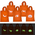 Glow in The Dark Fabric Reusable Halloween Bags