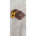 Rare G.P.O. -AND a VINTAGE TRUST BANK BADGE.TRUE AFRICANA.