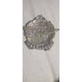 Rare vintage SA AIRFORCE PATHFINDER artefact. Bronze.9x7 cms.