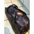 Set of 3 Suitcases Travel Trolley Luggage, Polyester Leather And 2 Wheels