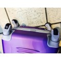 Set of 4 Suitcases Travel Trolley Luggage,ABS with Universal Wheels#purpel