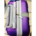 Set of 4 Suitcases Travel Trolley Luggage,ABS with Universal Wheels#purpel