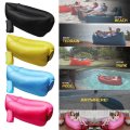 Fast Inflatable Portable Outdoor or Indoor Wind Bed Lounger