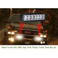 18W Spot Offroad 6 inch LED Light Bar Work Driving Work Light Signal Row SUV 4WD Boat Truck