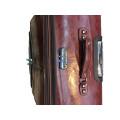 Set of 3 Suitcases Travel Trolley Luggage,Polyester Leather And Universal Wheels