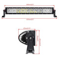 22 Inch LED Light Bar 5D Lens Spot Flood Combo Beam 120W 12000lm Off-Road Light Bar Driving Light