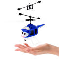 Flying Mini RC Infraed Induction Helicopter Aircraft Flashing Light Kids Toy Hot