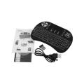 Wireless QWERTY White Backlit 2.4GHz Touchpad Keyboard Air Mouse