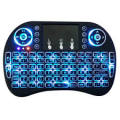 Wireless QWERTY White Backlit 2.4GHz Touchpad Keyboard Air Mouse