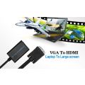 VGA to HDMI Converter (with Audio) - USB Powered