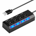 4 Port USB HUB With Independent Switches