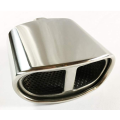 Universal Car Rolled Oval Split Exhaust Muffer Tip