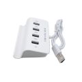 4-Port USB OTG Hub,2 in 1 Micro USB & USB Adapter Splitter Hub For Smart Phones and Tablets