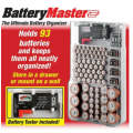 Battery Master - The Ultimate Wall-Mountable Battery Holder