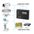 3 Port HDMI Switch Switcher Splitter for HDTV 1080P PS