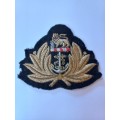 SA Navy Lurex Officers Badge