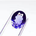 (4.02 ct) EXCELLENT PIECE, BLUE, OVAL, TANZANITE, NATURAL, HEATED, VVS, CERTIFIED