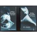 Fifty Shades of Grey + Fifty Shades Darker by E.L James