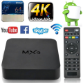 SMART TV BOX,TV BOX ANDROID,MX-Q  4K SMART ANDROID TV BOX MEDIA PLAYER (NETFLIX, WIFI, KODI)