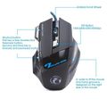 Professional Wired Gaming Mouse 7 Button 5500 DPI LED Optical USB Computer Mouse Gamer Mice X7