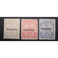 15) Zuid Afrikaansche Republiek ,unissued . O/P Swazieland MLH , 6 pence full stop missing .V Rare