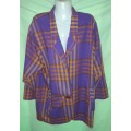 SPECIAL! LADIES PURPLE AND YELLOW JACKET - FOSHINI - M SIZE - BUST 91-97CM