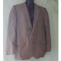 CHRISTMAS SPECIAL!!! MENS BROWN SUIT JACKET - MAKE: EMBASSY - SIZE: LOOKS LIKE A L TO 3XL