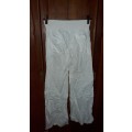 LADIES: WHITE LONG PANTS - MAKE: WOOLWORTHS  - SIZE: 10