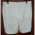 COVID 19 SPECIAL! LADIES: WHITE SHORTS - MAKE: MILADY'S - SIZE: 38