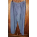 COVID 19 SPECIAL! LADIES: BLUE PANTS - MAKE: RAOUL - SIZE: 44/18