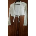 CHRISTMAS SPECIAL!!! LADIES: WHITE TOP  - MAKE: WOOLWORTHS - SIZE: 8